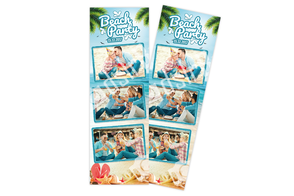 Beach Party Template Ticket Template