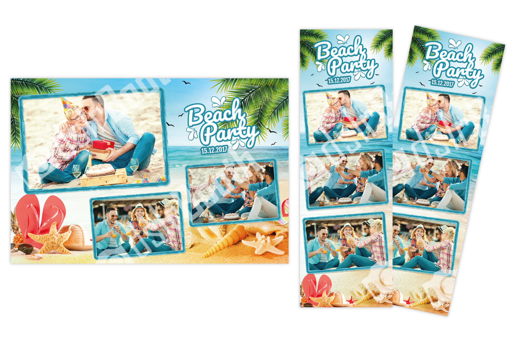 Beach Party Template Pack