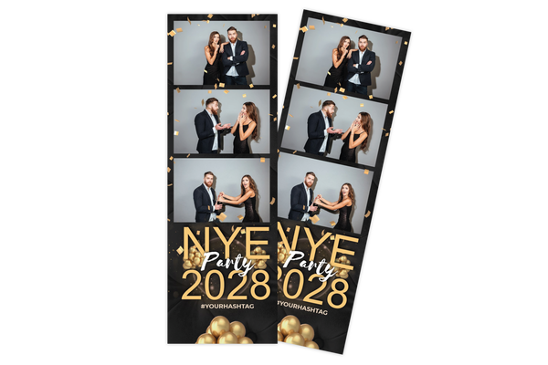 New Year's Eve Confetti Ticket Template