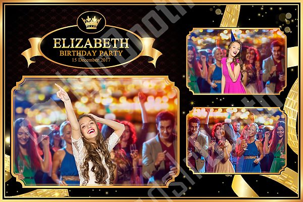 Royal Birthday Party Template Horizontal