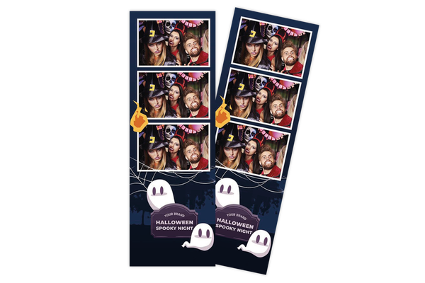 Spooky Ghosts Ticket Template